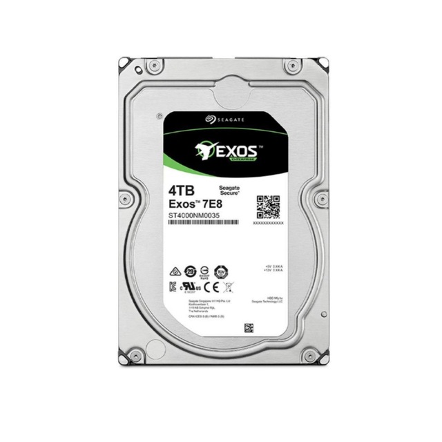 New Exos 7E8 4TB 512n SATA 128MB Cache 3.5-Inch Enterprise Hard Drive (ST4000NM0035) Mechanical Hard Disk