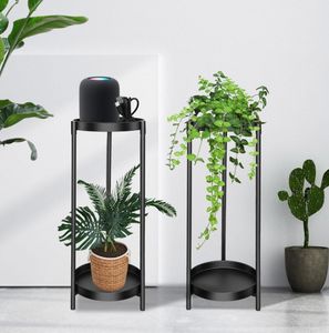 Plantation/rond Rack à plantes circulaire noir diamètre 25 * hauteur <span class=keywords><strong>80</strong></span> Noir (combinaison) - Product Image 4