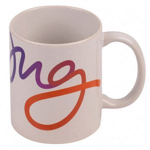 แก้วกาแฟเซรามิกสีขาวขนาด 11 ออนซ์ สำหรับขายส่ง ปรับแต่งได้ตามต้องการ - Product Image 1