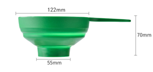 Lot de 3 entonnoirs de cuisine en plastique durables, écologiques, résistants à la chaleur, compatibles lave-vaisselle, micro-ondes et four, à large ouverture - Product Image 4