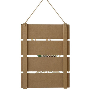 Decorazioni da Parete <span class=keywords><strong>in</strong></span> Legno per <span class=keywords><strong>Casa</strong></span>, Soggiorno e Camera da Letto, Tavola Decorativa Rettangolare <span class=keywords><strong>in</strong></span> Stile Country, Lavagna Creativa con Alfabeto - Product Image 4