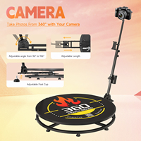 Paquete de Software de 24 Meses Gratis, Cabina de Fotos 360 de 100 cm (39.4 Pulgadas) Compatible con Smartphones, iPad y Cámaras, Europa, Alemania, EE. UU.