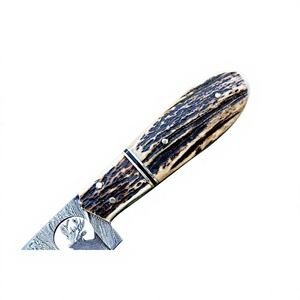 Couteau de chasse personnalisable en acier inoxydable avec manche en os confortable, couteaux à lame fixe de poche à vendre - Product Image 4