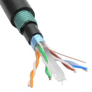 <span class=keywords><strong>Câble</strong></span> réseau blindé UTP <span class=keywords><strong>FTP</strong></span> <span class=keywords><strong>catégorie</strong></span> <span class=keywords><strong>6</strong></span>, double gaine en polyéthylène, 23 AWG, 4P, cuivre nu de 0,56 mm, 305 m - Product Image 3