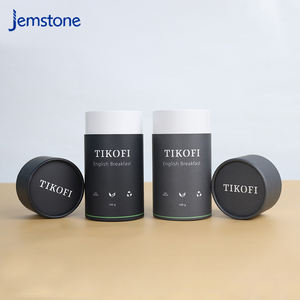 Emballage en tube de carton artisanal conçu pour le stockage du thé en vrac, du thé aux herbes, du thé aux fruits, du thé aux fleurs - Product Image 2