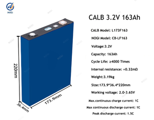 CALB L173F163 3.2V 163Ah 方形磷酸铁锂电池 长循环寿命LFP电池 用于太阳能家庭储能系统 - Product Image 6