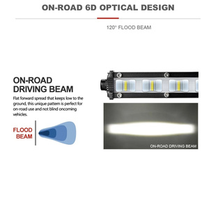 7 pouces Led barre lumineuse de travail 6D lentille tout-terrain 12V 18W pour voiture tracteur camion bateau 4WD <span class=keywords><strong>Niva</strong></span> <span class=keywords><strong>Lada</strong></span> <span class=keywords><strong>4x4</strong></span> ATV UTV UAZ barre de lampes à LED d'inondation - Product Image 4