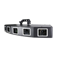Luz Láser para DJ, Proyección de 6 Rayos RGB, Luz de Fiesta con Control DMX para Música, Discoteca, Baile, Cumpleaños, Bar, Escenario