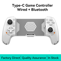 Manette de jeu pour téléphone portable de marque privée type-c filaire et Bt manette de jeu compatible avec le commutateur Android Ios Pc