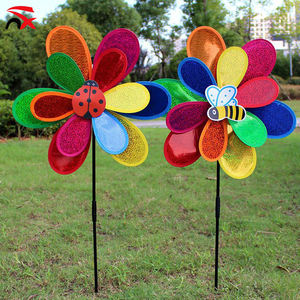 Großhandel Bestseller Große 38*70cm Plastik Doppelschichtige Pailletten-Insekten-Biene Kinderspielzeug für Außendekoration - Product Image 2