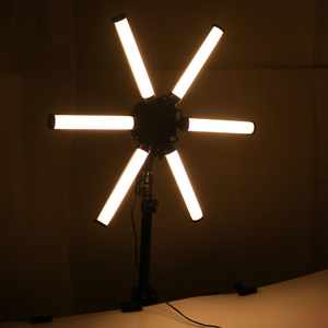 Aro de Luz LED de 26 Pulgadas con Forma de Estrella, 420 LED, para Selfies, Maquillaje y Fotografía, con Trípode, para Uso Profesional en Salones de Belleza y Estudios - Product Image 4