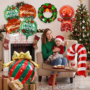 Ballons en aluminium 3D de Noël : Casse-noisette debout, Père Noël, Ballons d'arbre de Noël, Ornements de Noël 2027, Fournitures pour fêtes de fin d'année - Product Image 2
