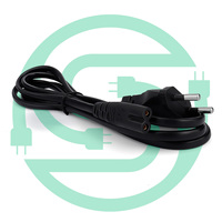 Cable de Alimentación de CA de 2 Pines con Conector Europeo Tipo 8 de Senye Cable Factory Direct para Monitor, Impresora y Adaptador