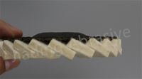 Disque abrasif à lamelles en feutre de laine SCOTTCHEN 4-1/2 "X 7/8" Les roues de polissage de tonnelle conviennent aux meuleuses d'angle
