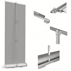 Retractable Photo Banner Personalized Wedding Birthday Banner Baby Shower Engagement Backdrop Pop up Photo Background Display - Product Image 5