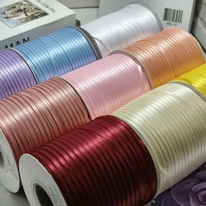 Pita Satin 0,3cm (1/8") 870 Yard (795 Meter) Gulungan Pita Poliester Dua Sisi untuk Pembungkus Kado Kerajinan Dekorasi Pernikahan - Product Image 4