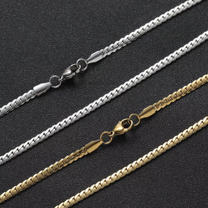 Cadena de Acero Inoxidable NK Encriptada de 3 mm, Joyería Hip Hop con Cadena, Collar Hip Hop de Acero Inoxidable, Moda Tanjing - Product Image 2