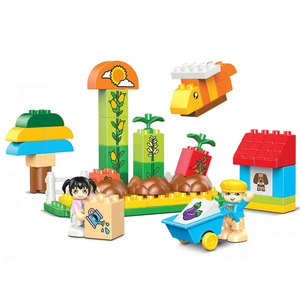 <span class=keywords><strong>Bloques</strong></span> de Construcción de Plástico Montessori, Aprendizaje STEM, Ladrillos Grandes para Bebés, Juguetes Educativos, Kits de Ingeniería para Niños y Niñas - Product Image 1