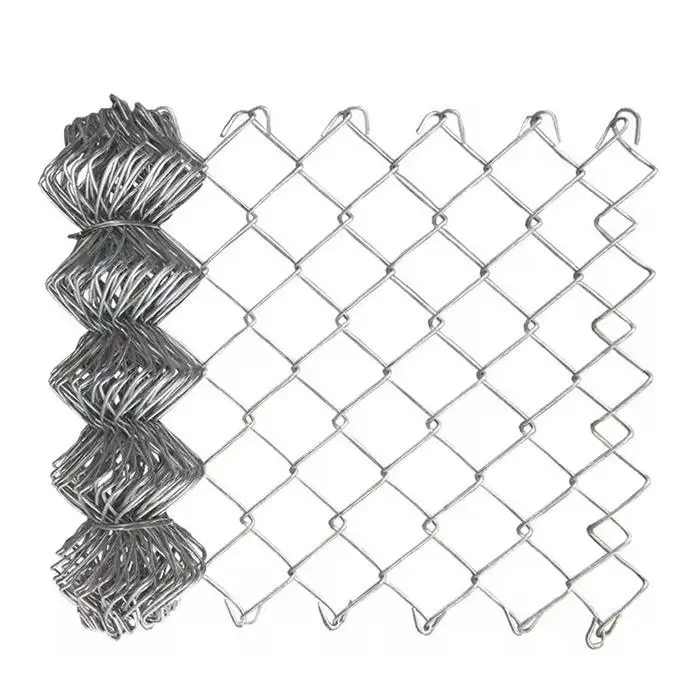 8ft roll Hot Dipped Galvanized cyclone wire mesh PVC chain link fence