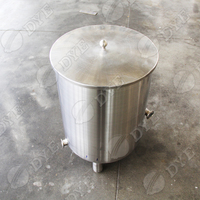 Réservoir de stockage DYE SS304 200L avec couvercle, économique, garantie 2 ans, équipement de fermentation de bière