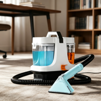 Machine d'extraction légère pour le nettoyage des tapis, 500W, forte aspiration, aspirateur humide, détachant pour canapé, tapis, rideau, tissu