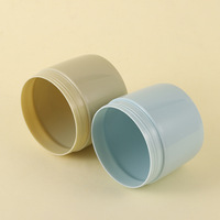 250ml plastique pp large bouche cheveux bouteille sommeil pot conditionneur bouteille visage crème pot