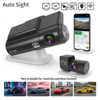 Cámara para Auto 2K con Visión Delantera 2160P y Trasera, Control por WiFi y Aplicación, Modo de Estacionamiento 24H, Grabación en Bucle, Visión Nocturna, Monitoreo Remoto 4G