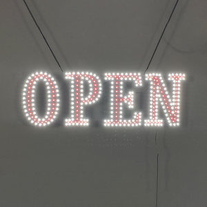 10 inch Màu đỏ SMD LED dấu hiệu mở, quảng cáo bề mặt gắn kết LED mở bảng nhôm biển quảng cáo - Product Image 2