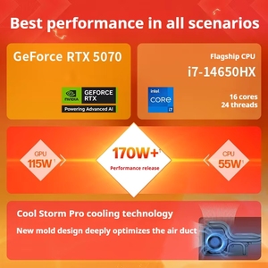 Portátil para Juegos <span class=keywords><strong>OMEN</strong></span> 11 2025 de 16 Pulgadas con Pantalla IPS de 240Hz, i7-14650HX/i9-14900, 32GB de RAM, 1TB SSD - Product Image 6