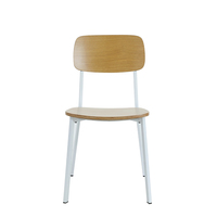 Chaise de salle à manger empilable, robuste et durable, pour écoles, restaurants, cafés, boutiques, options de couleurs, Silla de comedor