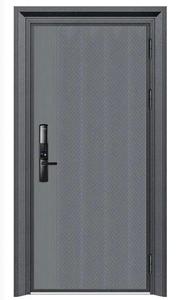 Cửa trước bằng thép không gỉ chống trộm hiện đại cho biệt thự an ninh đa khóa với thiết kế bề mặt hoàn thiện mở thủ công - Product Image 3