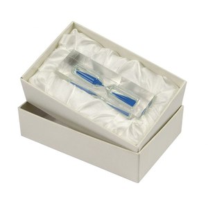 Reloj de Arena de Plexiglás Azul - H 8cm - Producto para Registro de Tiempo - Product Image 2