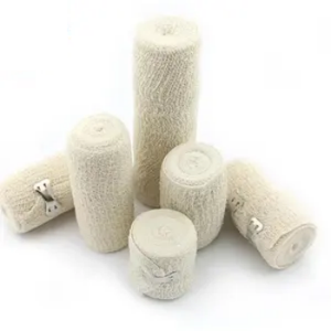 ผ้าพันแผลยืดหยุ่นชนิดเครปสำหรับห้ามเลือด ผลิตในจีน ได้รับการรับรองมาตรฐาน <span class=keywords><strong>CE</strong></span> พร้อมคลิปหนีบผ้าพันแผล ราคา $0.073-$0.167 - Product Image 3