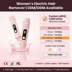 Depiladora Eléctrica Tipo Pinza para Mujer, Depilación Corporal Completa sin Dolor, Recargable Tipo-C, Pantalla LED Inteligente, Uso Doméstico - Product Image 1