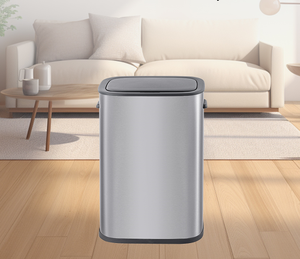 Inteligente Sensor Ativado 55L Aço Inoxidável Retangular Waste <span class=keywords><strong>Bin</strong></span> para Escritório Restaurante Grande Capacidade Trash Management ABS - Product Image 1