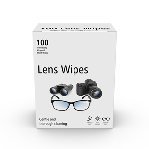 Lingettes jetables pré-humidifiées pour lunettes, lingettes de nettoyage pour verres optiques, lingettes personnalisées pour lunettes - Product Image 1