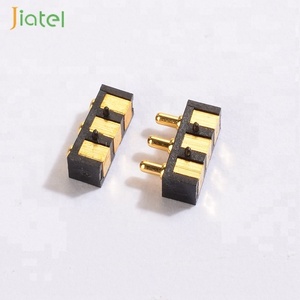 2.54mm <span class=keywords><strong>Pitch</strong></span> POGO kết nối trong đồng thau cho PCB ứng dụng 2 pin 3 pin 5 pin tùy chọn - Product Image 3