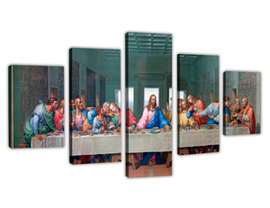Grandi immagini di Gesù per parete, <span class=keywords><strong>quadri</strong></span> a 5 pannelli per decorazioni musulmane, decorazioni murali per sale espositive, pittura su tela - Product Image 1