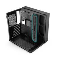 ATX Mid Tower PC Case PWM ARGB Fans PWM Hub/ARGB Controller Full-View Panoramic Tempered Glass Panels Gaming Computer Case