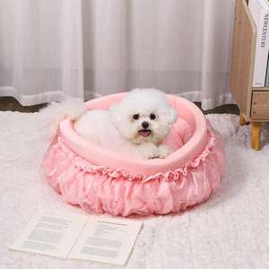 Cama para Mascotas Princesa de Color Encantado - Cama Universal de Felpa Suave para Perros y Gatos, Cojín de Diseño de Fantasía - Product Image 5