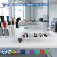 Perfil de Extrusión de Plástico Tipo J, Material de PVC, Color Personalizado para Accesorios de Borde de Puertas y Ventanas