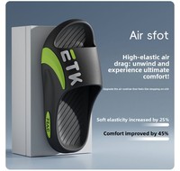 Vente en gros usine : Claquettes de sport pour hommes en EVA à bout ouvert, anti-odeur, séchage rapide, antidérapantes, pour l'été, la salle de bain et la douche