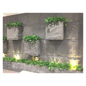 Faux Stone Great Designed Devine Cogumelo Artístico MCM Stone Tile Lajes flexíveis para Villa Out Door Wall