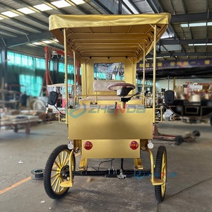 Luxury Electric Sightseeing Carriage-Customizable <b>Double</b>-Row Special Transportation for Wedding Party Events - Product Image 2