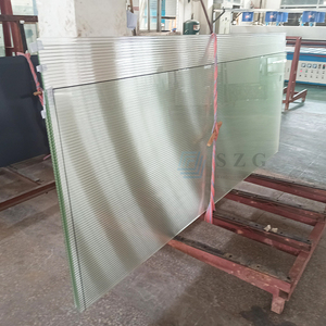 Meilleur <span class=keywords><strong>prix</strong></span> pressé <span class=keywords><strong>6MM</strong></span> <span class=keywords><strong>verre</strong></span> cannelé à motif nervuré Ultra clair coloré <span class=keywords><strong>verre</strong></span> cannelé à motifs tempérables pour écran de douche - Product Image 2