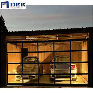 Precios de Puertas de <span class=keywords><strong>Garaje</strong></span> de Aluminio con Marco de Vidrio, Panel de Vidrio de Vista Completa y <span class=keywords><strong>Puerta</strong></span> Corredera de Policarbonato para Hogar con Vista Completa de Aluminio - Product Image 4