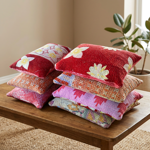 Housse d'oreiller, couette kantha - Product Image 3