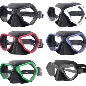 Masque de plongée à faible volume 65cc, deux fenêtres, verre trempé, pour la plongée libre, sports nautiques, adultes - Product Image 4