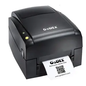 Godex-impresora de etiquetas de escritorio EZ100 Series-EZ120, dispositivo de impresión de código de barras, USB, térmico, con cable, 1D, 2D, QR, 203 dpi