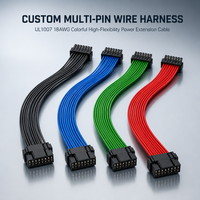Câble de connexion personnalisé OEM pour carte de commande d'appareils électroménagers, faisceau de câblage multi-prises fil-carte pour équipement électrique UL1007